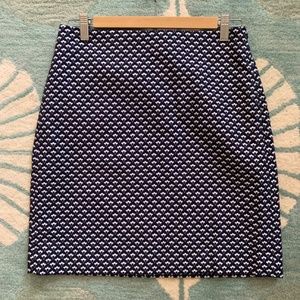 Ann Taylor Navy Mini Skirt Sz 2
